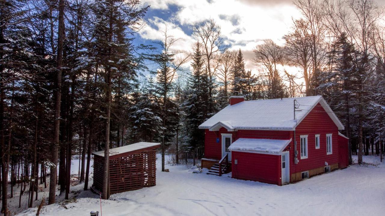 Saint-Raymond Les Chalets Tourisma - Chalet Dans Les Bois Avec Lac Prive - Le Colibri מראה חיצוני תמונה
