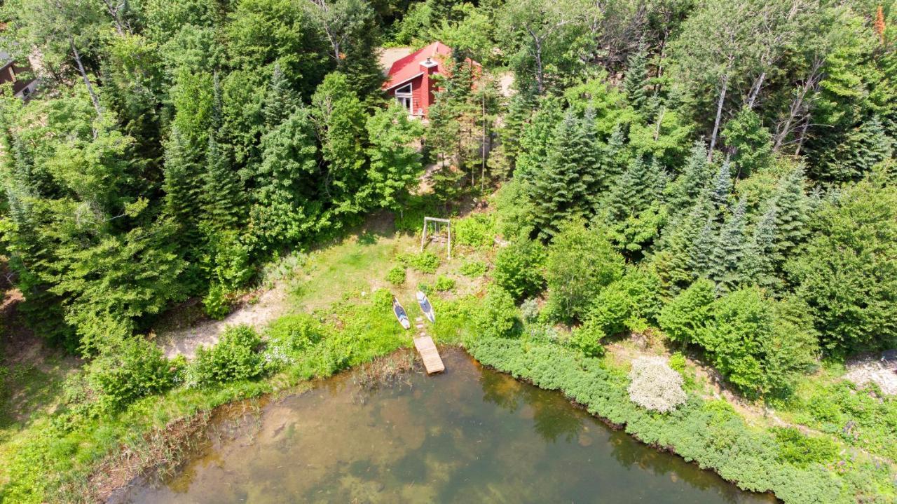 Saint-Raymond Les Chalets Tourisma - Chalet Dans Les Bois Avec Lac Prive - Le Colibri מראה חיצוני תמונה